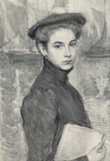 Image - Yevhen Bukovetsky: Student (1905).
